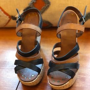 Holding Horses Cork Wedge Heels from Anthropologie